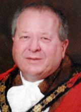 Picture of Cyng. R.P. Neil. Mayor of Llanelli 2007 - 08 